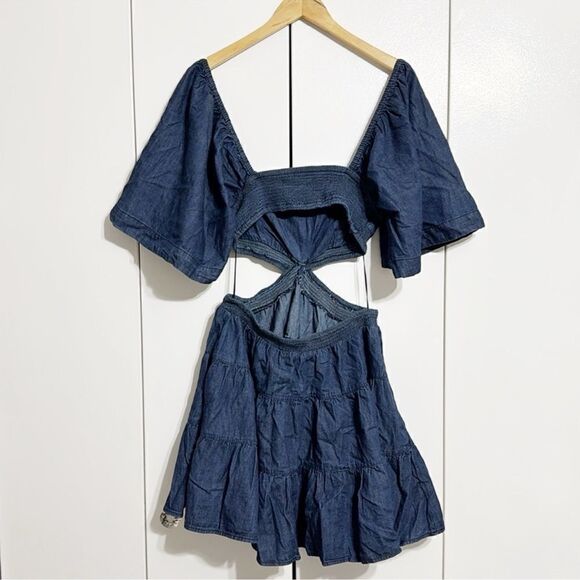 Free People Cross of Sunlight Endless Summer Mini Dress M - Picture 5 of 5